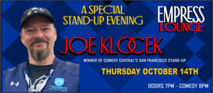 An Evening in the Empress Lounge with Joe Klocek